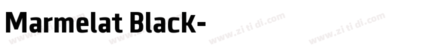 Marmelat Black字体转换
